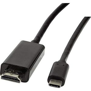 LogiLink UA0330 USB-C-displaykabel USB-C / HDMI Adapterkabel USB-C Stekke