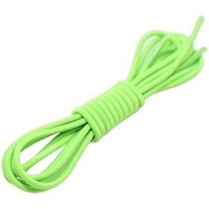 Elastische schoenveters, Elastische veters met vergrendeling, 2 stuks, veelkleurig, lengte 100 cm(Fluorescent Green)