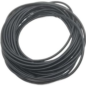 1 meter ID2 3 4 5 6 7 8 9 10 12 mm siliconen buis flexibele rubberen slang food grade frisdrank pijp water connector kleurrijk sanitair voor motorfietsen, auto's (zwart, 1 meter OD 12 X ID 10 mm)