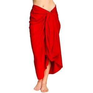 PANASIAM Sarong uni red, 190x116cm