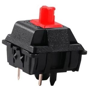 JJCFGRDM MX2A Schakelaar Bruin Rood Zwart Mechanische Toetsenbord Schakelaar PCB Montage 5-polig (Kleur: Rood-5pin 70 stuks)