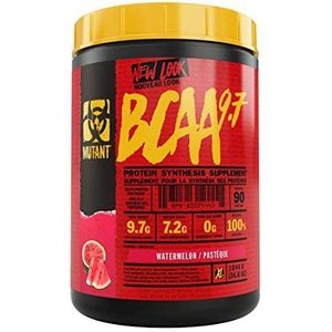 MUTANT BCAA 9.7 Supplement BCAA Powder with Micronized Amino Acid and Electrolyte Support Stack, 1044g (2.30 lb) - Watermelon