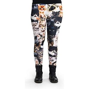 cosey - bedrukte kleurrijke legging (one size fits all) - ontwerp Cats