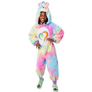 Care Bears: Togetherness Bear Comfywear Hooded Jumpsuit for Kids by Rubies, Girl's XS
