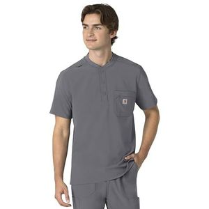 Carhartt Heren Scrub Top, Tin, Large
