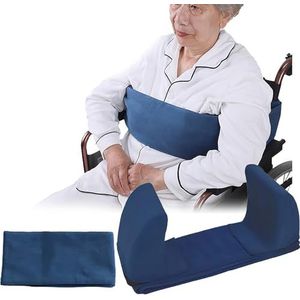 Rolstoel Zijsteun voor Senioren, Rolstoel Snug Zijsteun, Lichaamskussen en Kussen voor Zijbeschermers en Houding, Verstelbare Zijsteun Zijkussen voor Rolstoelen/Verpleegbedden,B