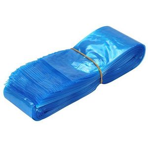 Clip Cord Cover, 100 stuks wegwerp plastic tattoo clip cord mouwen tattoo machine tassen schoonmaken veiligheidsvoorziening set voor mouwen tassen voor tattoo machine (blauw)