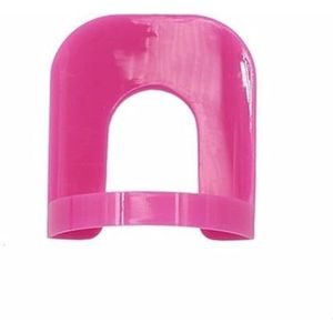 *** 26 Stuks Verschillende Maten Roze Nagellak Shield Clips - Beschermer tegen Geknoei - 10 Formaten Inbegrepen - van Heble® ***