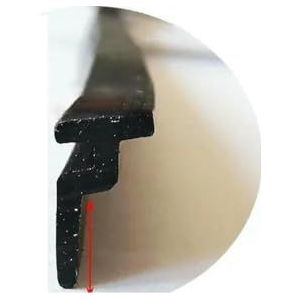 1/3/5 meter volledige grootte siliconen rubber T-vormige afdichtingsstrip deur raam glas kiervuller geluidsisolatie waterdicht winddicht-T-17 A 5x8mm-5 M