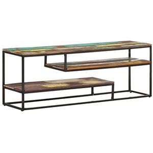 DIGBYS TV Kast 130x30x45 cm Massief Geregenereerd Hout