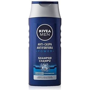 NIVEA MEN Anti-roos Power Shampoo in verpakking van 6 (6 x 250 ml), anti-roos shampoo voor normaal haar, sterke shampoo met bamboeextract, shampoo voor mannen