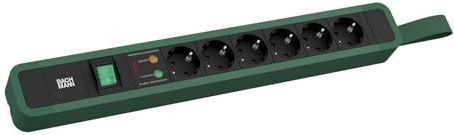 Bachmann - Stekkerdoos - 350.211 - 6 x CEE 7/3 - 2 m