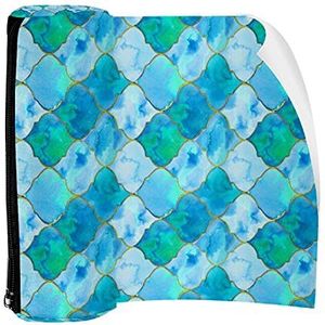 Potlood Case Aquarel Oosterse Tegels Pouch Bag Pen Rits Tas voor Kantoorartikelen Reizen School Student Supplies