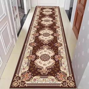 Runner Rug for Hallway Non Slip Rug Runner Large Soft Bedroom Carpet Non Shedding - 5mm Thick Area Rugs Low-Pile Floor Carpet - Washable Light Runner Rugs with Rubber Backing for Entryway Indoor (Col