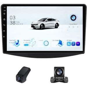 Carplay autoradio 2 Din geldt voor Mitsubishi Grandis 1 2003-2011 met Android Auto Bluetooth 10 inch touchscreen autoradio met FM-radio/GPS stuurwielbediening + achteruitrijcamera(X2)