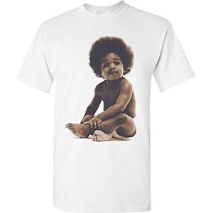 Hip Hop Shirt Rap Ready Die Notorious Big Smalls Biggie Baby Mens T Shirt White T-shirts & overhemden(Small)