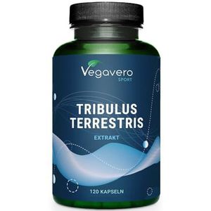 Vegavero Tribulus Terrestris | 90% STEROÏDE SAPONINEN | Zonder gelatine | Krachttraining & bodybuilding | Laboratorium getest | Geen toevoegingen | 120 capsules