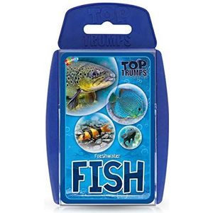 Top Trumps Freshwater Fish Classics Card Game, leer feiten over de Angelfish, Ancistrus en de Bull Shark in dit educatieve spel vol geschenken en speelgoed voor jongens en meisjes vanaf 6 jaar