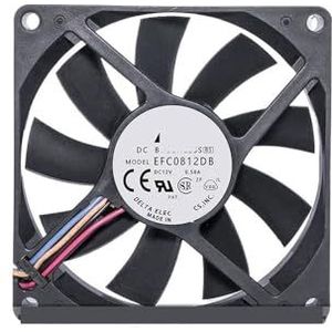 Voor delta EFC0812DB 8CM 80MM 8015 80 * 80 * 15mm 80 * 80 * 15MM 12V 0.5A 4-draads PWM-koelventilator(3 wires)