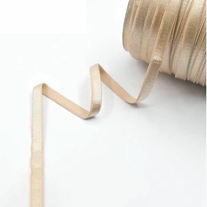 BH-band elastieken band 3/8"" 10mm glanzend nylon spandex schouderband ondergoed lingerie maken naaien afwerking 2 5 10 yard-bruin-15mm-2 yards