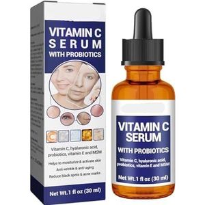 Anti-aging Vitamine C Gezichtsserum - Vervaagt Vlekken, Acne, Fijne Lijntjes, Verheldert En Egaliseert De Huidskleur, Hydrateert, Trekt Snel In(1PCs)