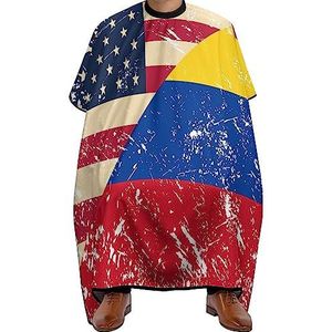 Kapper Cape Amerikaanse En Retro Vlag Salon Cape Unisex Kappers Cape Premium Haar Snijden Cape Voor Thuis Kapper Accessoires Kappers 140x168cm