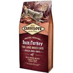 Carnilove duck/turkey large breed kattenvoer 6 KG