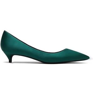 Hakken Schoen-Elegante Pumps Vrouwen-Stiletto-Sexy Naaldhak - Gesloten Puntige Teen - Avond-Feest-Luxe Mode Vrouwelijke Hakken - Kantoorschoenen voor Vrouwen 21-CHC-19, 3 Turkoois, 40 EU