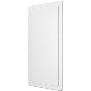 Toegangspaneel voor gipsplaten - 14 x 29 inch - wandgatafdekking - toegangsdeur - sanitair toegangspaneel voor gipsplaten - zwaar duurzaam kunststof wit