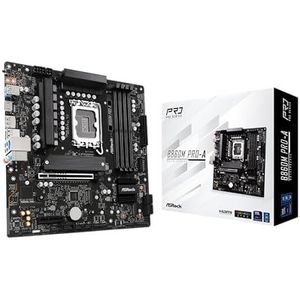 AsRock - B860M Pro-A - Moederbord - Zwart - DDR5 - mATX