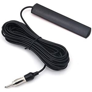 Fasizi ANT-309 autoradio antenne auto universele FM-radio-antenne patch zwarte antenne signaalversterker 85-112MHZ 5M kabel