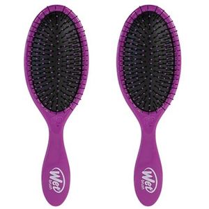 Wet Brush - Originele Ontwarrende Haarborstels - Paars - 2 Stuks - IntelliFlex Borstelharen