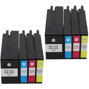 Inktcartridge 952XL 953XL 954XL 955XL for OfficeJet Pro 7720 7740 8210 8216 8702 8710 8715 8720 8725 8730 8740(2Set)