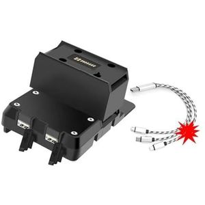 Telefoonhouder Motorfiets Voor BMW Voor R1200RT Voor R1250RT Voor R 1200 RT 2020 GPS Ondersteuning USB Telefoon Houder Draadloos Opladen Motorfiets Navigatie Beugel Navigatie Plaatbeugel (Color : Wir