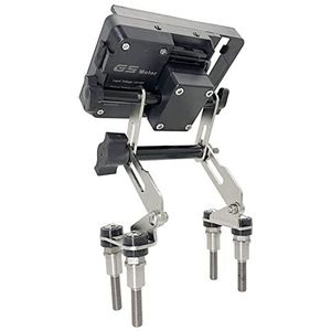 Motorfiets Stuur Risers NIEUWE Verstelbare Stuur Risers Mobiele Telefoon Beugel Voor BMW F750GS F850GS F800GS F700GS 12mm GPS Motorfiets Navigatie Houder Motorfiets Stuurverhogers (Kleur : D with USB