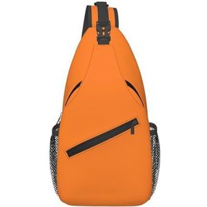 Geruit ruitpatroon, geschikt voor sport, hardlopen, reizen, outdoor crossbodytassen voor heren en dames, Beauty Verbrand Oranje, Eén maat, Retro