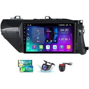 Android 13 Autoradio voor Toyota Hilux Pick Up AN120 2015-2020 - Ingebouwde DSP/Carplay/Android Auto - Camera + DVR - 10 inch 2 Din - Stuurbediening - FM RDS DAB Radio - BT 5.0(RHD,NF-2)