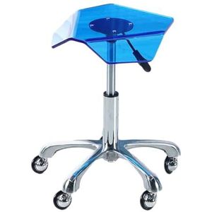 Zadelkrukstoel, Acryl Hydraulisch Rollende Draaibare Verstelbare Krukstoel, Ergonomische Rolstoel For Tandartsstylist Tattoo Artist(Color 1)