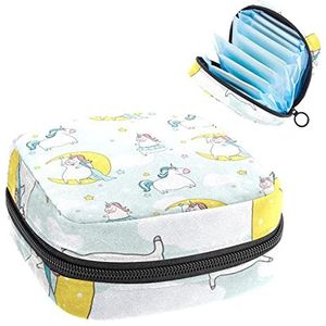 Maandverband Opbergtas Draagbaar Maandverband Opbergzakje, Meerkleurig, 4.7x6.6x6.6 in/12x17x17 cm