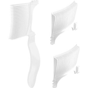 Kapsel vervagen kammen - Positionering Clipper Comb - Anti-statische platte top hittebestendige haar knippen kapper kam voor thuis of salon of professioneel gebruik