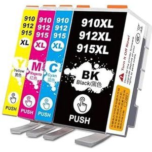 910XL 912XL 915XL compatibele inktcartridge for HP Officejet 8010 8020 8025 8028 8022 8026 8012 8018 8023 8031 ​​8033 8034 printers(1 SET)