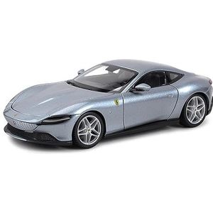 Prachtig Auto model 1:24 Zorgvuldige For Ferrari Roma Sportwagen Legering Diecast Auto Statische Metalen Model Voertuigen (Kleur : Silver)
