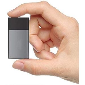 1,8 inch Ssd externe Solid State Drive 1 tb /500 gb /120 gb, USB 3.0 Type-c draagbare mobiele harde schijf back-up opslag, geschikt voor pc desktop, laptop, Macbook (grijs, 1 TB)