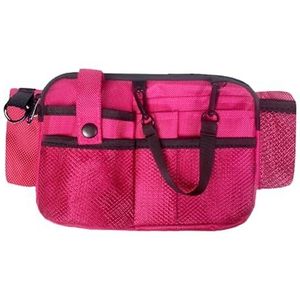 Verpleegster Pouch Heuptas Schort Heuptas Utility Taille Pack Verpleegkundige Tool Riem Pouch Donkerblauw, Rozerood, 15,5x23cm, 15.5x23cm, als beschrijving
