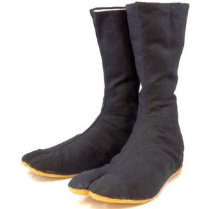 Zwarte, Japanse ninja-/bujinkan/jika-tai-laarzen voor buiten, van Rikio, zwart - zwart - maat: 26 EU