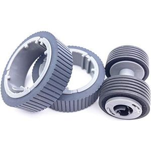 OKLILI PA03670-0001 PA03670-0002 Verbruiksset Pick Roller + Remrol Pickup Roller Compatibel met Fujitsu fi-7160 fi-7260 fi-7140 fi-7240 fi-7180 fi-7280 fi-7300NX