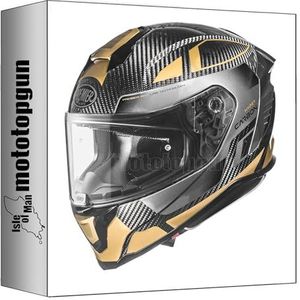 premier helmet motorbike fullface hyper carbon tk 19 sz. xl mototopgun