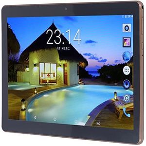 SALALIS Octa Core tablet, HD IPS Display 0,3 MP voorzijde 2 MP Flash achter, 5500 mAh, 10,1 inch Octa Core-tablet met stekker voor studie (#1)