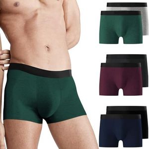 Falechay Boxershorts Heren 6 Pak Onderbroeken Mannen Katoen Sport Onderbroeken Boxer(Maat S - 3XL) Veelkleurig L