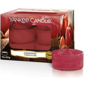 Yankee Candle Geparfumeerde Waxinelichtjes - Ciderhouse - 12 Stuks